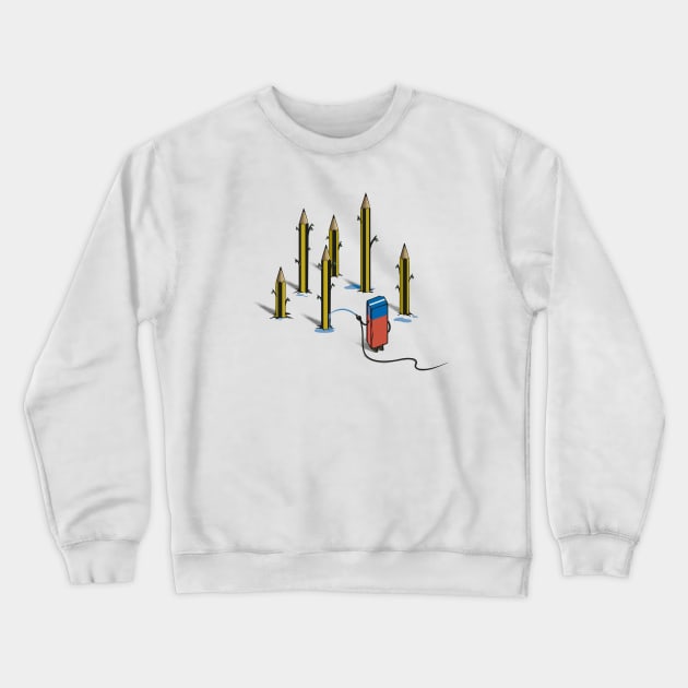 Pencil Culture Crewneck Sweatshirt by RobertRichter